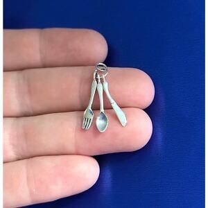 Sterling Silver Cutlery Charm
